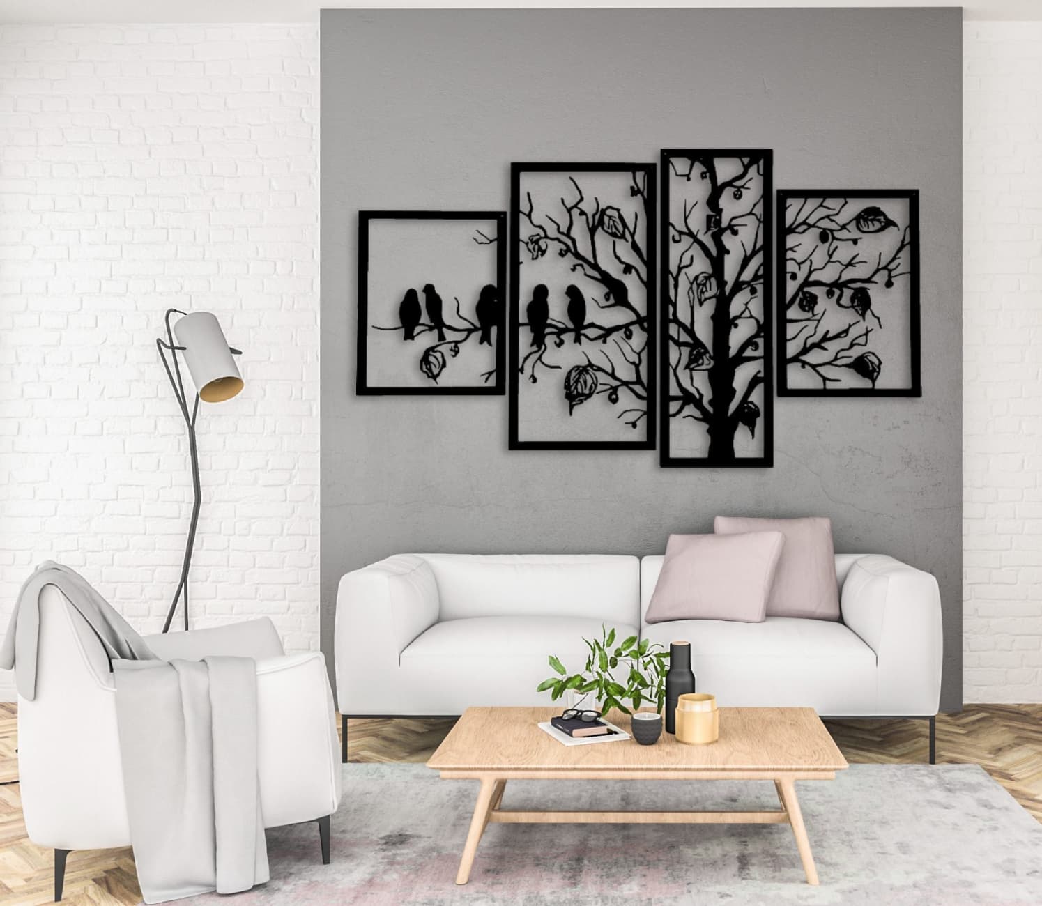 Птахи на гілках